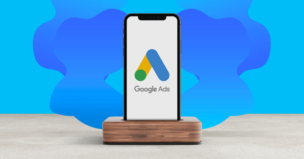 Celular con Imagen de Google Ads